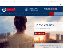 Tablet Screenshot of defensordelpueblo.es